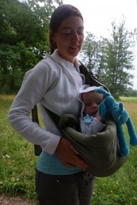 Judith en Bram aan het wandelen bij MackMyra