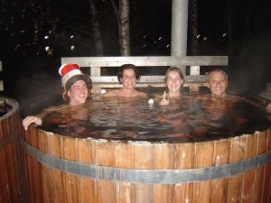 Met de Vekabo in de hottub...